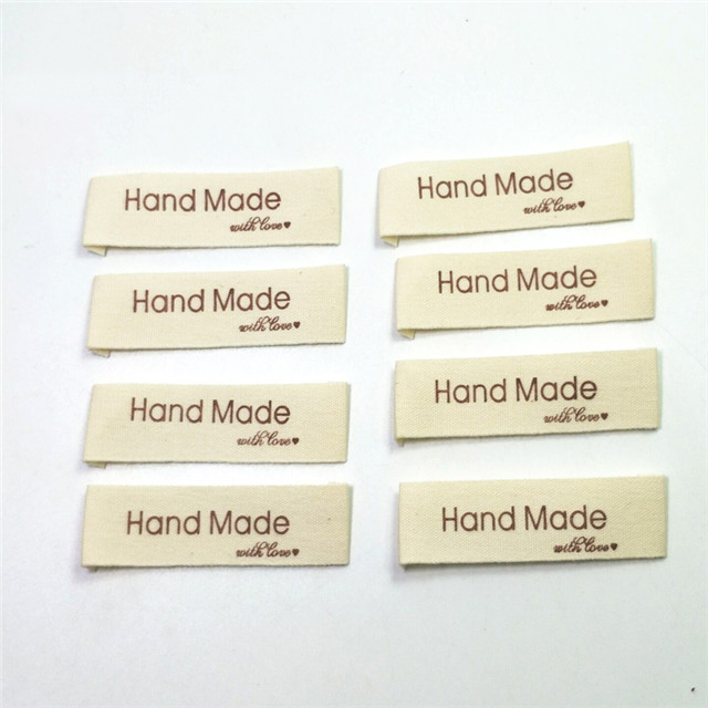 Custom-made Cotton Woven Labels sewing Grosgrain clothing label provide free sample 