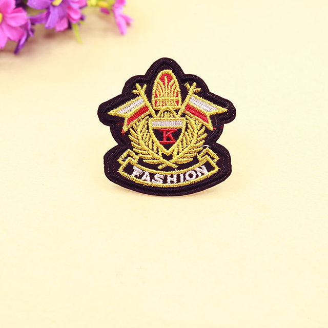 Hot sale high density embroidered Woven patches for clothing
