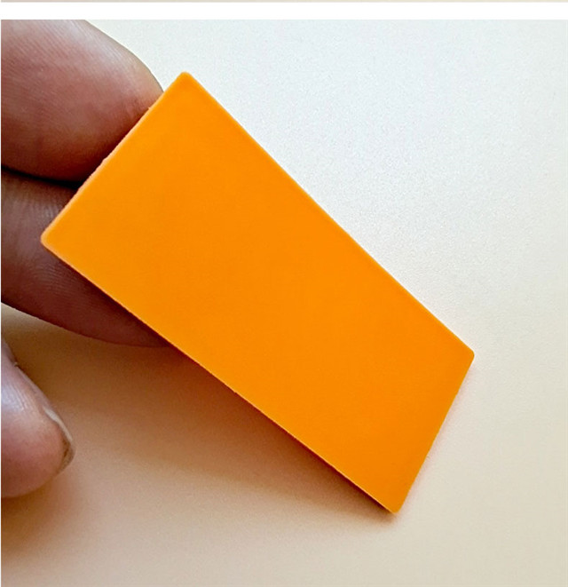 PVC Soft Drop Plastic Label Plastic Seal Fashion Orange Creative LOGO Trademark