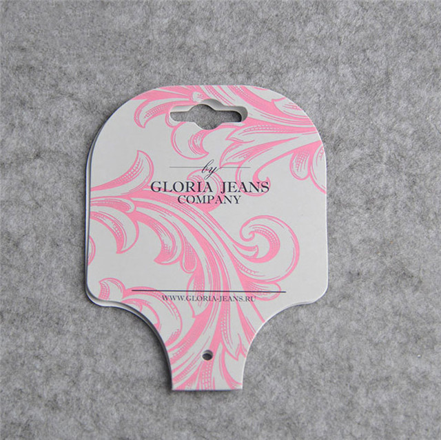 White Card Paper Card Socks Tag Custom