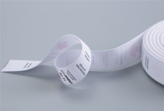 Custom Colorfast Wash Water printed care labels for clothing