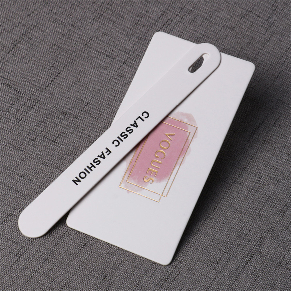 Printed Clothes Card Tag Made Pants Card Hang Tag Bronzing High-End Fashion Name Card