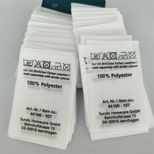 Clothing Wash Label Clothing Care Label