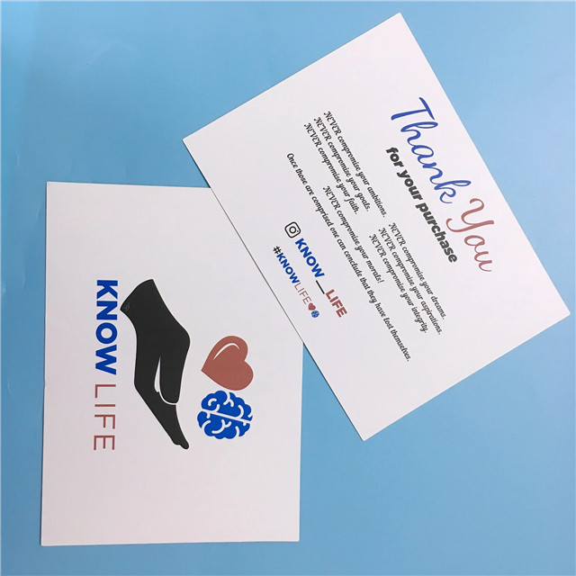 Professional Custom Thank You Gift Greeting Cards Wedding Invitation Post Cards 