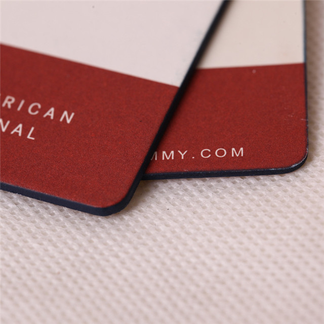 Manufacturers Supply White Kraft Paper Thick Hangtag Silk Screen Printing Oil Hangtag Double Adhesive Paper Hangtag