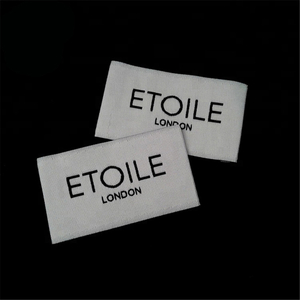 Wholesale Promotion High Quality Custom Clothes Brand Woven Label For Clothing Factory in China 
