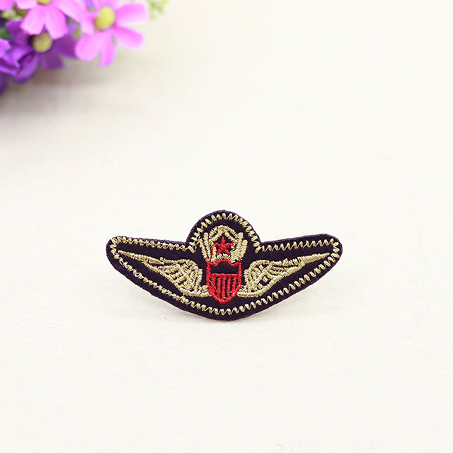 Hot sale high density embroidered Woven patches for clothing