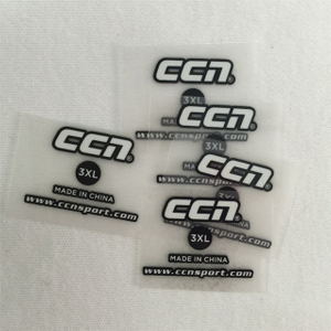 Rubber TPU Eco-friendly Translucent Soft Garment Washable Label Silicone Clothing Underwear Tags
