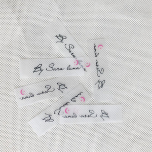 Soft PVC Waterproof Elastic Fashion Clothing Main Labels Comfortable Underwear Swimsuit Plastic Label