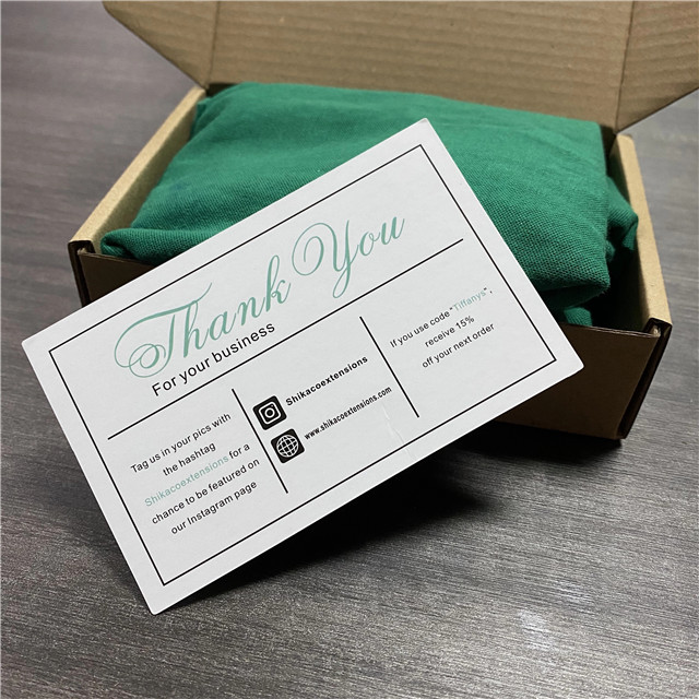 Professional Custom Thank You Gift Greeting Cards Wedding Invitation Post Cards 