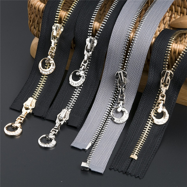 Garment Zipper Leather Bag Zipper Metal Zipper